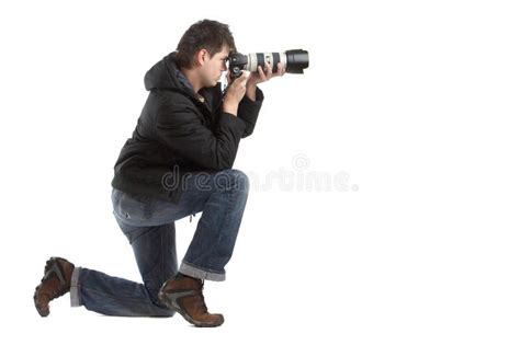 Fotograaf Stock Afbeelding Image Of Lens Mens Creatief 2145075