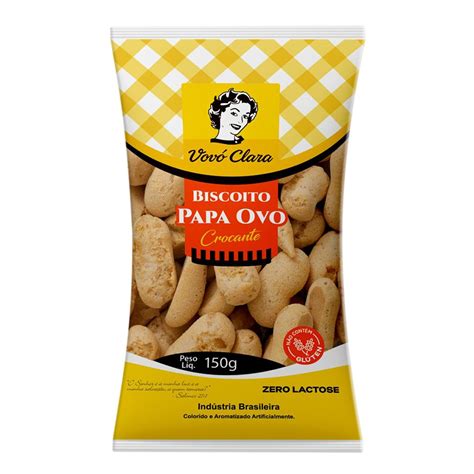 Biscoito Vovó Clara Papa Ovo 150g Shopee Brasil