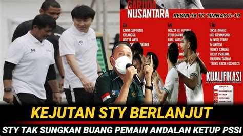 Kejutkan Publik Sty Resmi Panggil Nama Pemain Di Kualifikasi Piala