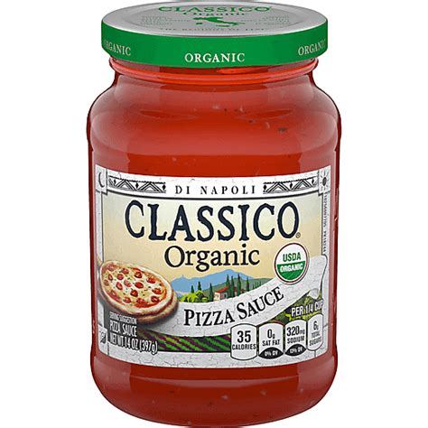 Classico Di Napoli Organic Pizza Sauce 14 Oz Jar Pizza Sauce Festival Foods Shopping