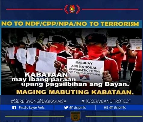 1st Southern Leyte Provincial Mobile Force Company On Twitter Anti Terrorism Awareness