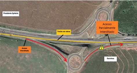 Manutenção na Rodovia Raposo Tavares em Caiuá provoca fechamentos de