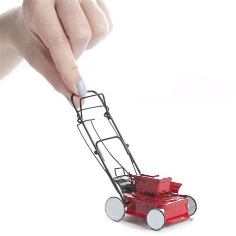 Dollhouse Miniature Lawn Mower Whats New Craft Supplies