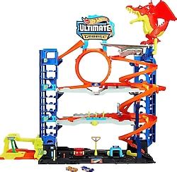 Hot WHeeLS Yeni Ultimate Garaj 2 Döküm Araba içeren Oyun Seti 50 den fazla 1 64 Ölçekli Araba