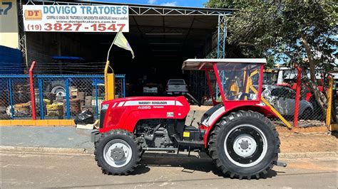 Trator Massey Ferguson X Ano Compacto Cafeeiro A Venda R