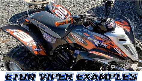 Brm Offroad Eton Viper 70 90 90r And 150r Graphics