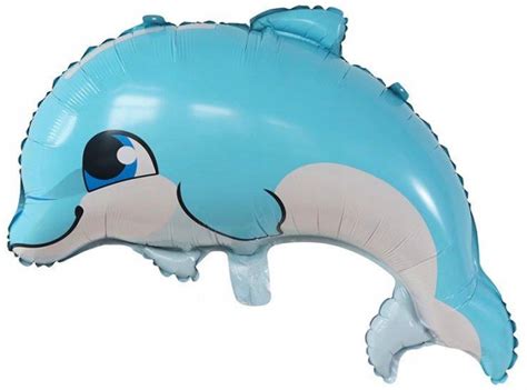 Balon Foliowy Delfin Delfinek Urodziny X Cm Allegro Pl