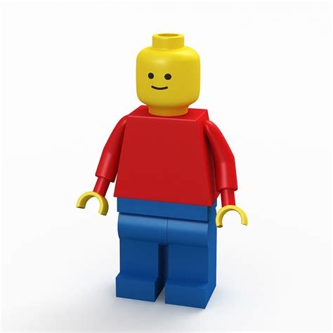 Classic Lego Man 3d Model Cgtrader