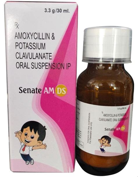 Amoxycillin Potassium Clavulanate Oral Suspension Ip At Rs 60 Bottle Amoxicillin And