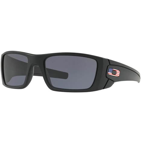 Oakley Si Fuel Cell Matte Black Grey Us Flag Icon Lenses Oo9096 38 For Sale