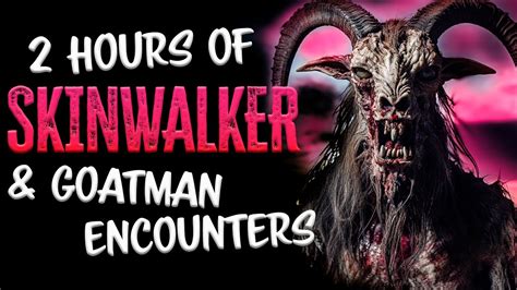 2 HOURS Of Disturbing SKINWALKER CRYPTID Scary Stories RAIN SOUNDS