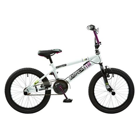 Bmx Enfant Rooster Radical Blanc Violet Pouces Pegs