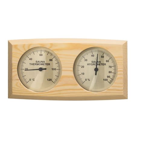 Sauna Thermo Hygrometer Met Ovalen Behuizing Zwemland Nl Zwemland