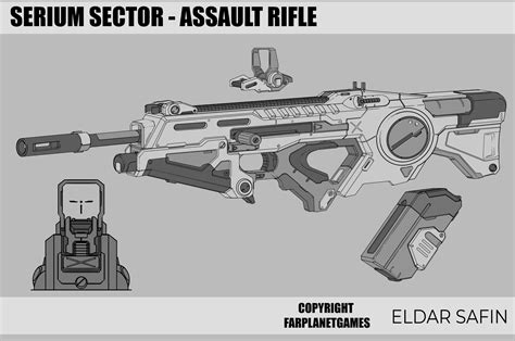 Eldar Safin Serium Sector Assault Rifle