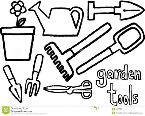 Gardening Tools And Equipment Clipart