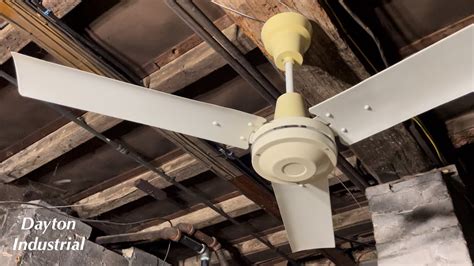 Dayton Leading Edge Industrial Commercial Ceiling Fan 48 IMovie