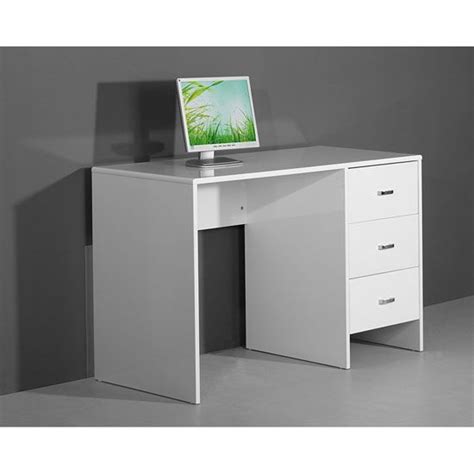 Sphere White High Gloss Computer Laptop Work Desk Computer Desk