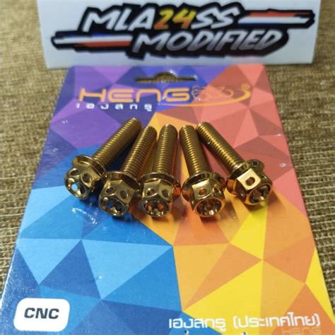 Jual Baut Probolt Gold Flower Stanliss 10 Atau Baut M6x15 M6x20 Heng