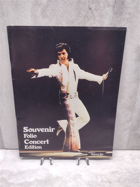 Mavin Elvis Presley Souvenir Folio Concert Edition Volume Six