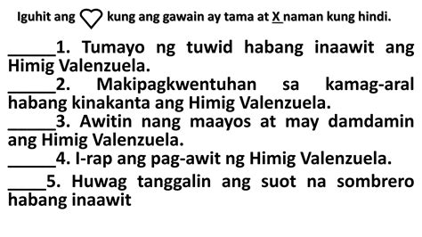 Ang Opisyal Na Himno Ng Valenzuela At Mga Kaugalianpptx