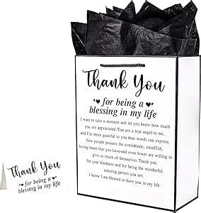 Amazon Lyforpyton Large Thank You Gift Bag With Tissue Paper 12 6