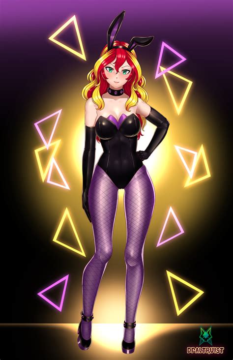 Sunset Shimmer Bunnygirl DrAltruist By Jwp Hentai Foundry