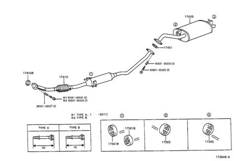 Toyota Exhaust System Diagram