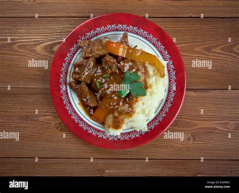 Porkolt Pörköltmeat Stew Which Originates From Hungary But Is Eaten