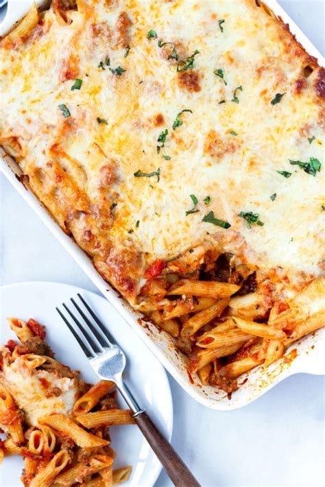 Easy Italian Sausage Pasta Bake Cooking For My Soul