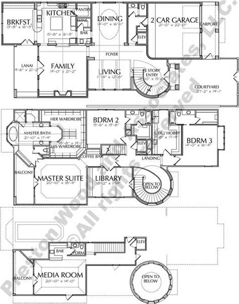 2 12 Story Urban Home Plan Ad5240 Guest House Plans House Plans