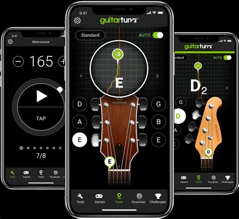Guitar Tuner | Acoustic, Electric, Bass Guitar Tuner | GuitarTuna