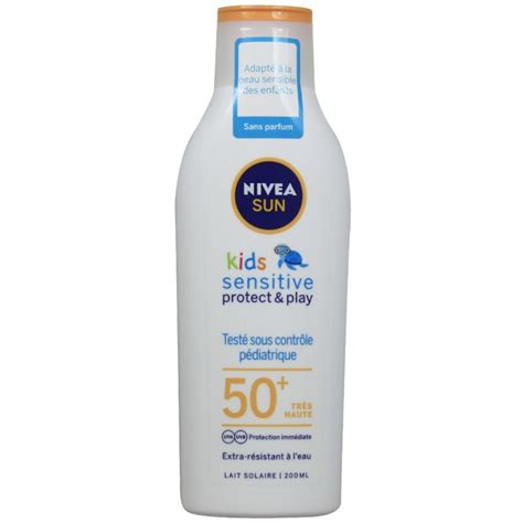 NIVEA Sun Sensitive Protect Care Detské mlieko na opaľovanie SPF50