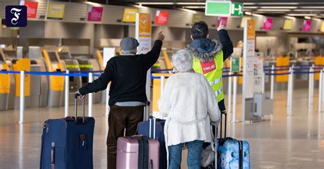 Warnstreik am Frankfurt Flughafen sorgt für genervte Passagiere