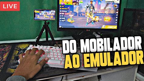 LIVE ON DO MOBILADOR AO EMULADOR JOGANDO VOCES FREE FIRE AO