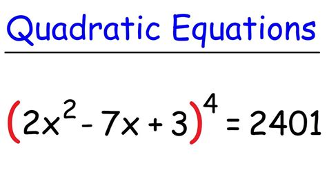 Solving Equations With Exponents