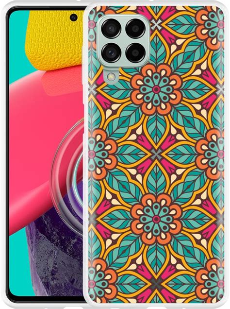 Hoesje Geschikt Voor Samsung Galaxy M Flora Mandala Bol