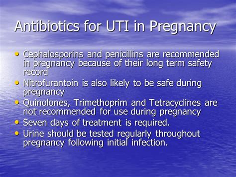 Antibiotics In Pregnancy Guidelines