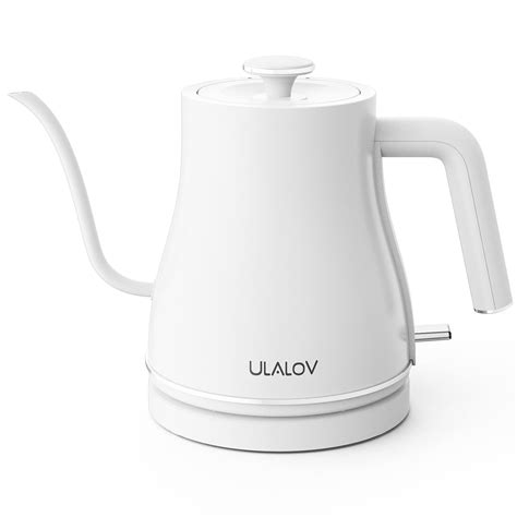 Ulalov Electric Gooseneck Kettle Ultra Fast Boiling Hot Water Kettle 100 Stainless Steel For