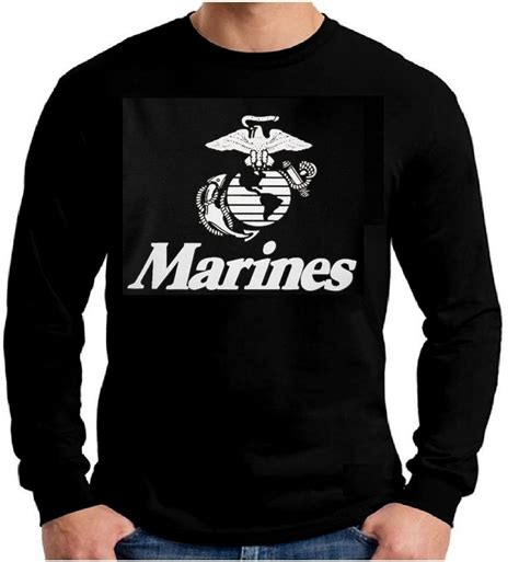 Us Marines Long Sleeve T Shirt Usmc Marine Corps Usmc T Shirts