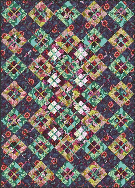 Anna Maria Horner Criss Crossroads Quilt Kit In Shadow