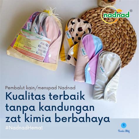 Jual Pembalut Kain Cuci Ulang Nadnad Menspad Murah Day Nite Panty