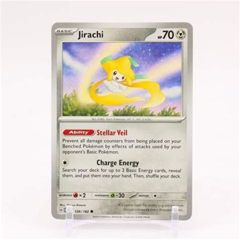 Jirachi Paradox Rift Pokemon Nm Mint Ebay