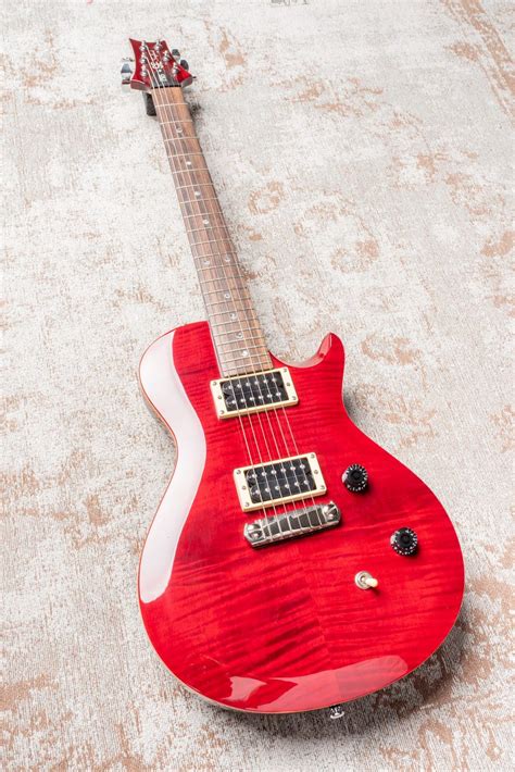 Prs Se Singlecut Scarlet Red H13455 B Stock Fanatic Guitars