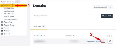 DNS Management In Your Controlpanel FAQ Easyname