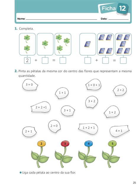 Fichas De Trabalho Ano Atividades De Matem Tica