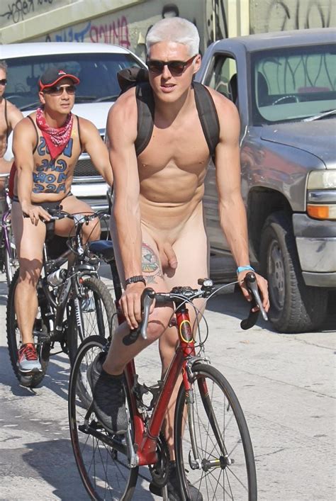 Blonde Hottie Riding His Bike Dicks Outdoors