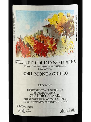 Claudio Alario Sori Montagrillo Dolcetto Di Diano D Alba Vivino