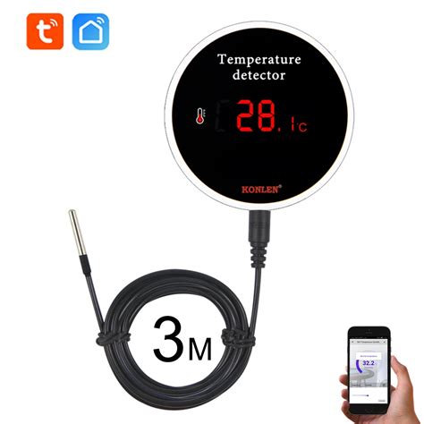 Tuya Smart Home Wifi Temperature Sensor M Wire Digital Smartlife