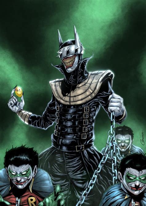 Artstation Batman Who Laughs Featuring The Button Alfred Cabillon