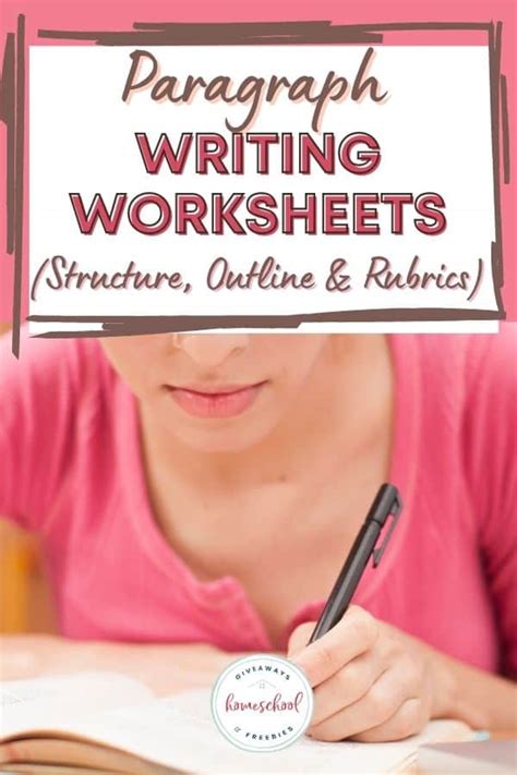 Paragraph Writing Worksheets Structure Outline Rubrics